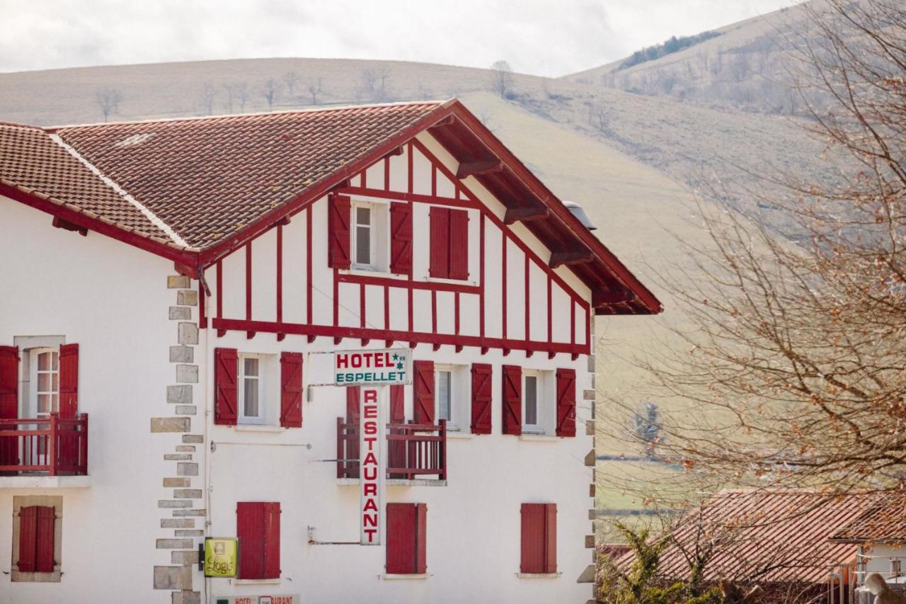 Logis Hotel Restaurant Espelletenia Larceveau-Arros-Cibits Exterior foto